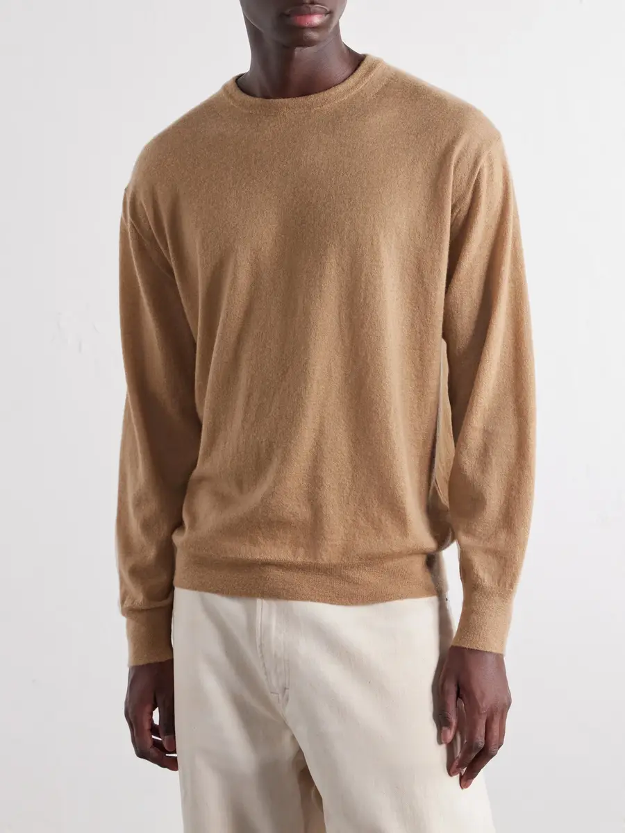 Auralee Cashmere Sweater - Men | Thumbnail 3 Auralee Cashmere Sweater - Men | Thumbnail 3
