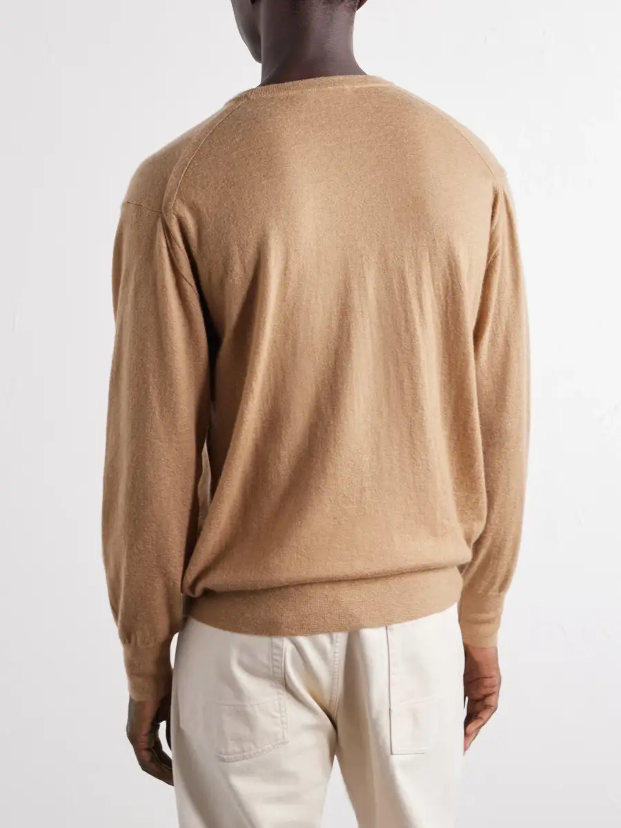 Auralee Cashmere Sweater - Men | Thumbnail 4 Auralee Cashmere Sweater - Men | Thumbnail 4