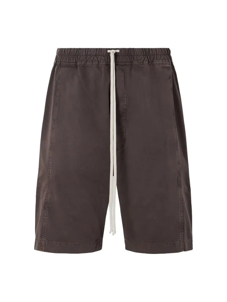 DRKSHDW by Rick Owens Pusher Straight-Leg Cotton-Twill Shorts - Men