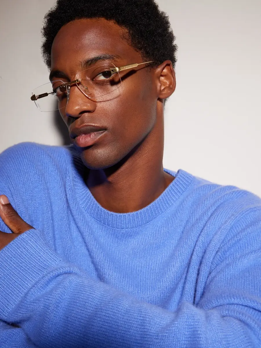 Cartier Eyewear Santos de Cartier Gold-Tone Titanium Glasses - Men | Thumbnail 4 Cartier Eyewear Santos de Cartier Gold-Tone Titanium Glasses - Men | Thumbnail 4