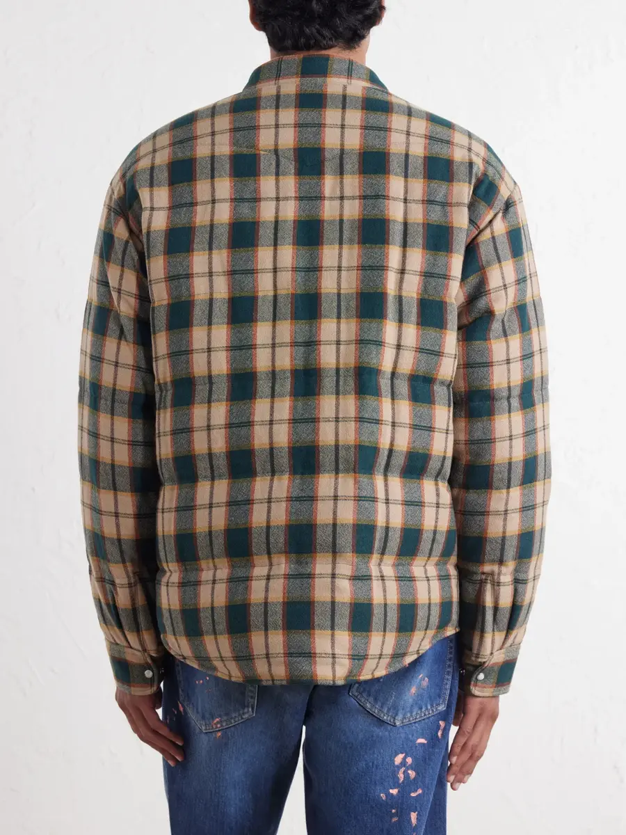 Visvim Kerchief Checked Wool and Linen-Blend Down Jacket - Men | Thumbnail 4 Visvim Kerchief Checked Wool and Linen-Blend Down Jacket - Men | Thumbnail 4
