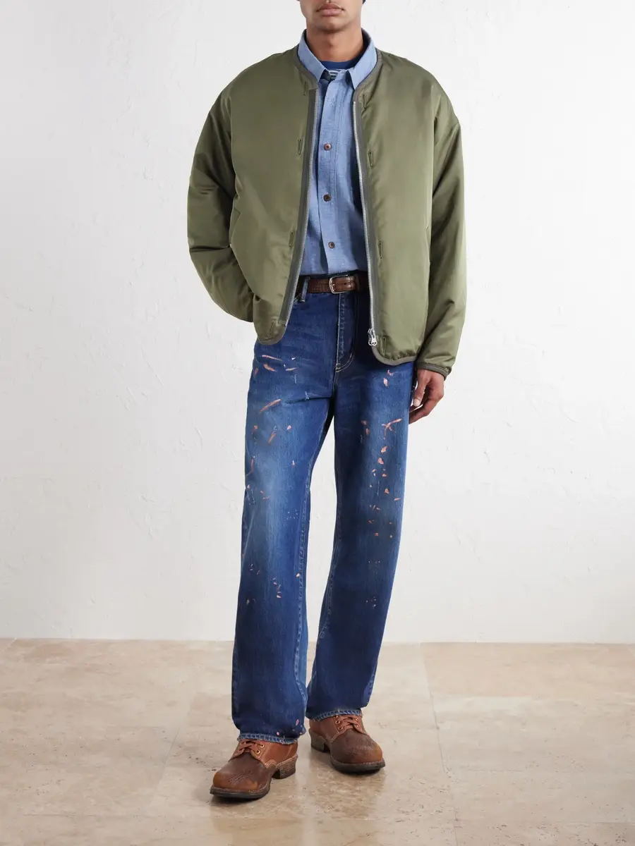 Visvim Wool and Silk-Blend Twill Down Liner Jacket - Men | Thumbnail 2