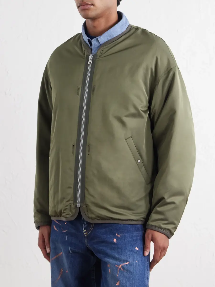Visvim Wool and Silk-Blend Twill Down Liner Jacket - Men | Thumbnail 3