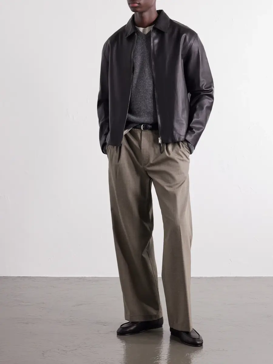 YOKE Leather Jacket - Men | Thumbnail 2