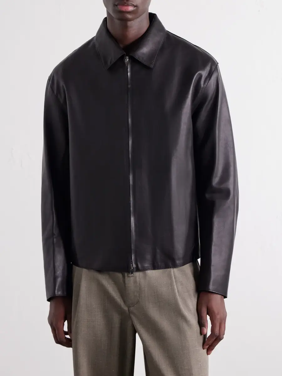 YOKE Leather Jacket - Men | Thumbnail 3