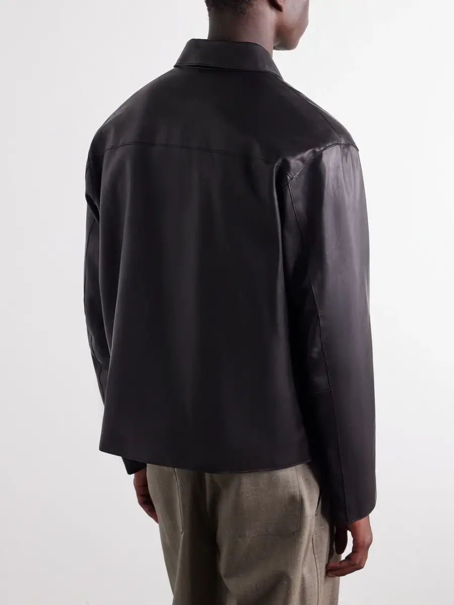 YOKE Leather Jacket - Men | Thumbnail 4