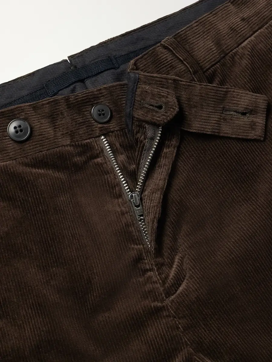 Sunspel Straight-Leg Cotton-Corduroy Suit Trousers - Men | Thumbnail 6