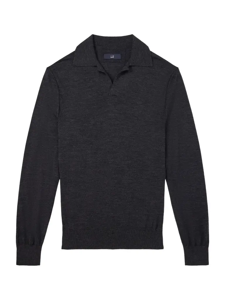 dunhill Merino Wool Polo Shirt - Men