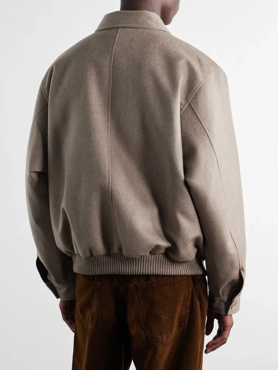 Auralee Cashmere Blouson Jacket - Men | Thumbnail 4