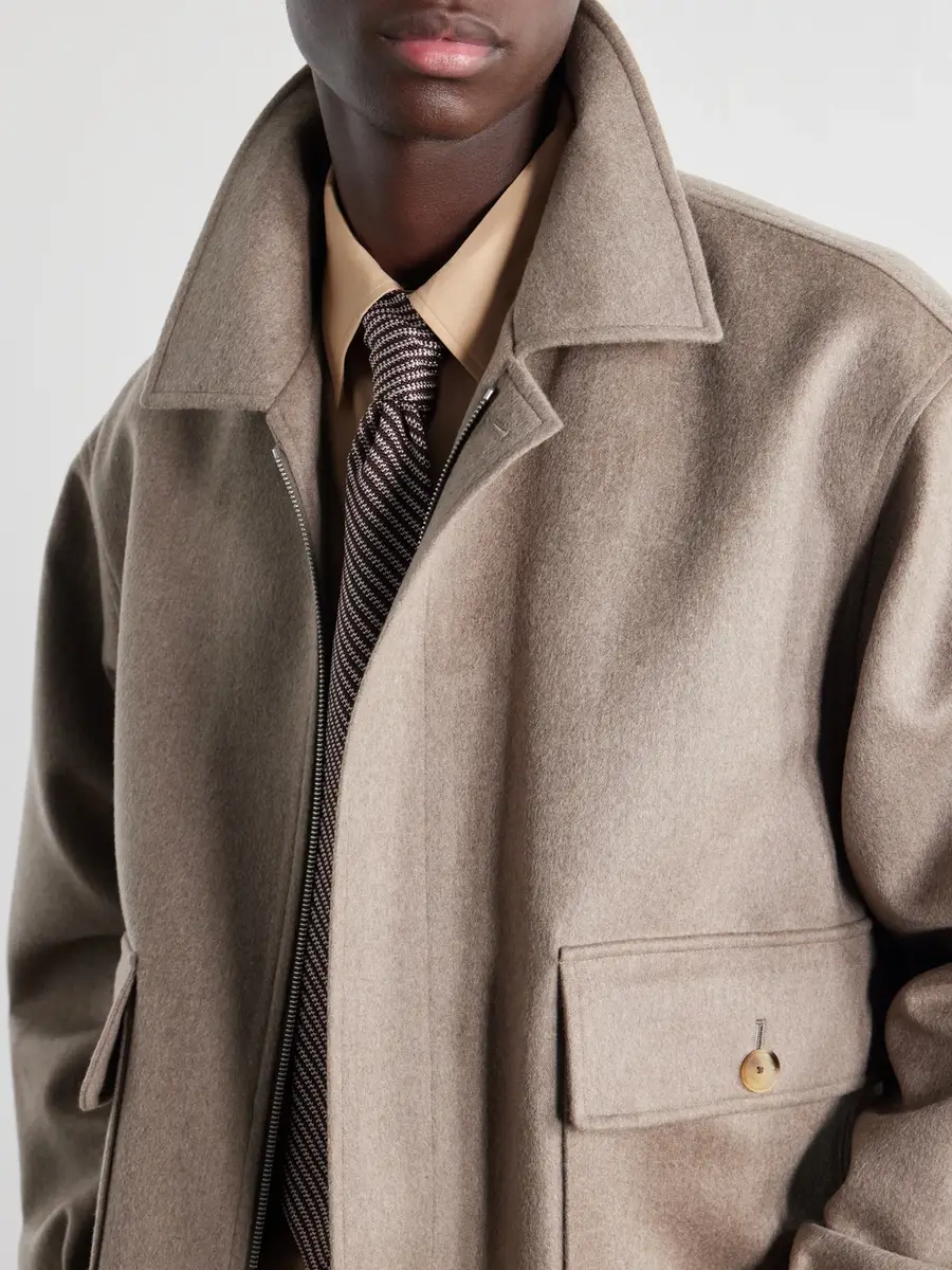 Auralee Cashmere Blouson Jacket - Men | Thumbnail 5