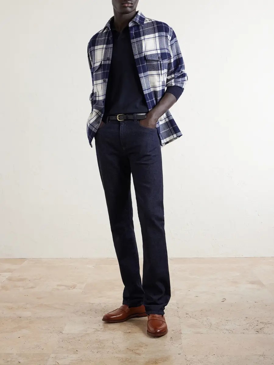 dunhill Merino Wool Polo Shirt - Men | Thumbnail 2 dunhill Merino Wool Polo Shirt - Men | Thumbnail 2