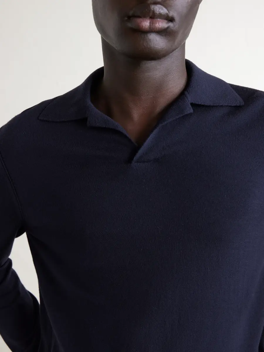 dunhill Merino Wool Polo Shirt - Men | Thumbnail 5 dunhill Merino Wool Polo Shirt - Men | Thumbnail 5