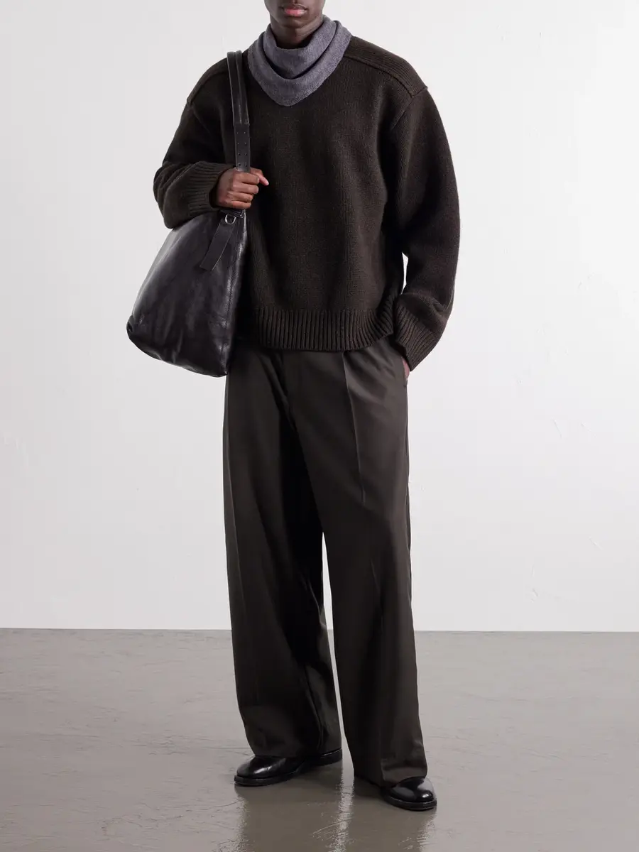 Studio Nicholson Yak and Merino Wool-Blend Sweater - Men | Thumbnail 2 Studio Nicholson Yak and Merino Wool-Blend Sweater - Men | Thumbnail 2
