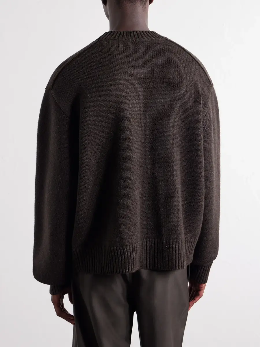 Studio Nicholson Yak and Merino Wool-Blend Sweater - Men | Thumbnail 4 Studio Nicholson Yak and Merino Wool-Blend Sweater - Men | Thumbnail 4