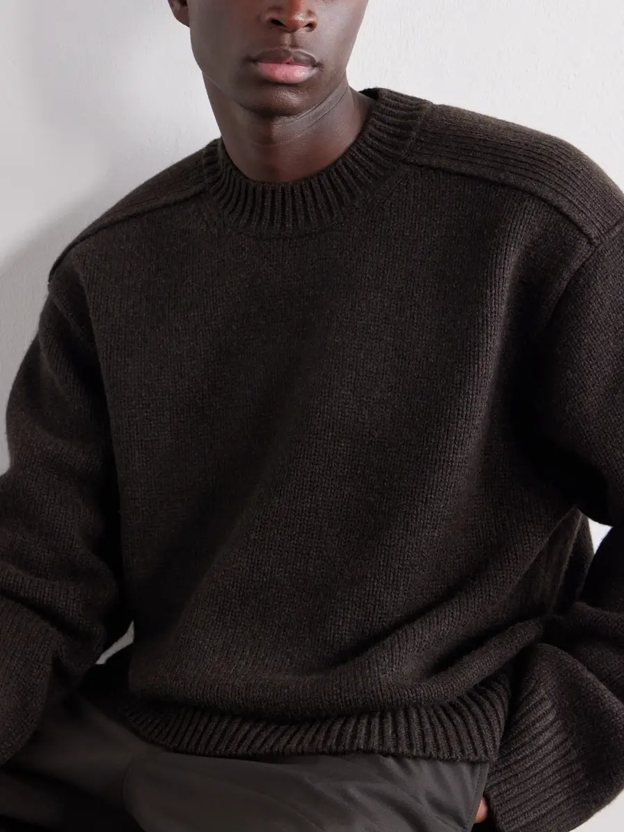 Studio Nicholson Yak and Merino Wool-Blend Sweater - Men | Thumbnail 5 Studio Nicholson Yak and Merino Wool-Blend Sweater - Men | Thumbnail 5