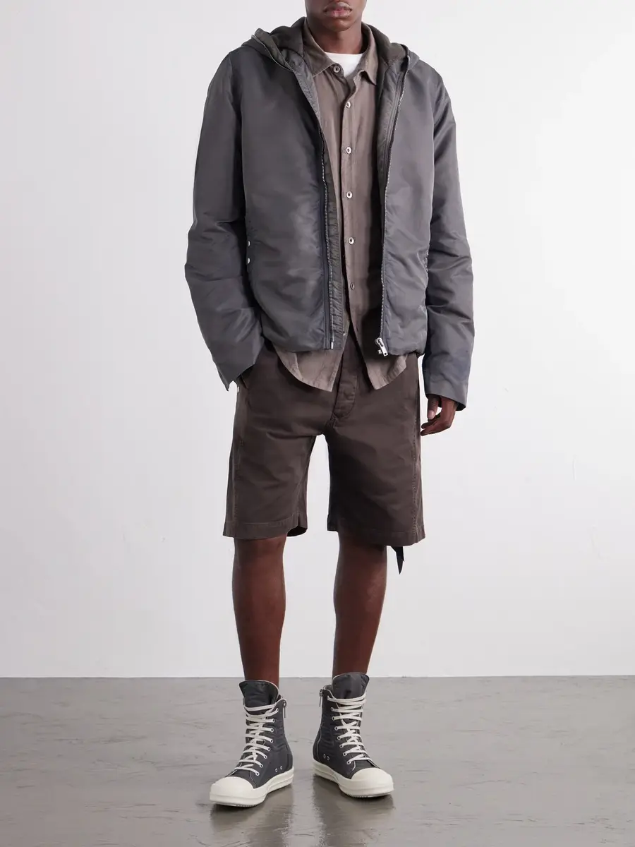 DRKSHDW by Rick Owens Gimp Shell Hooded Jacket - Men | Thumbnail 2