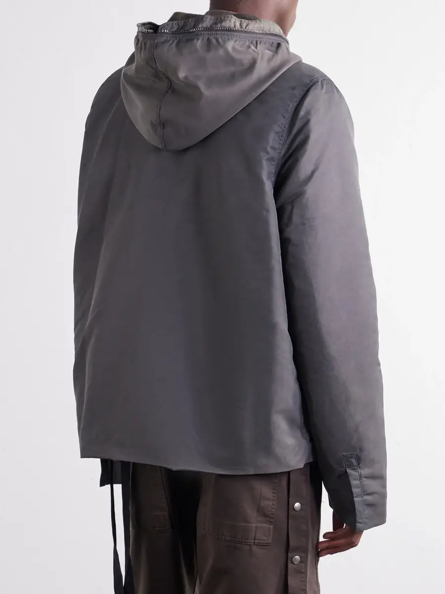 DRKSHDW by Rick Owens Gimp Shell Hooded Jacket - Men | Thumbnail 4