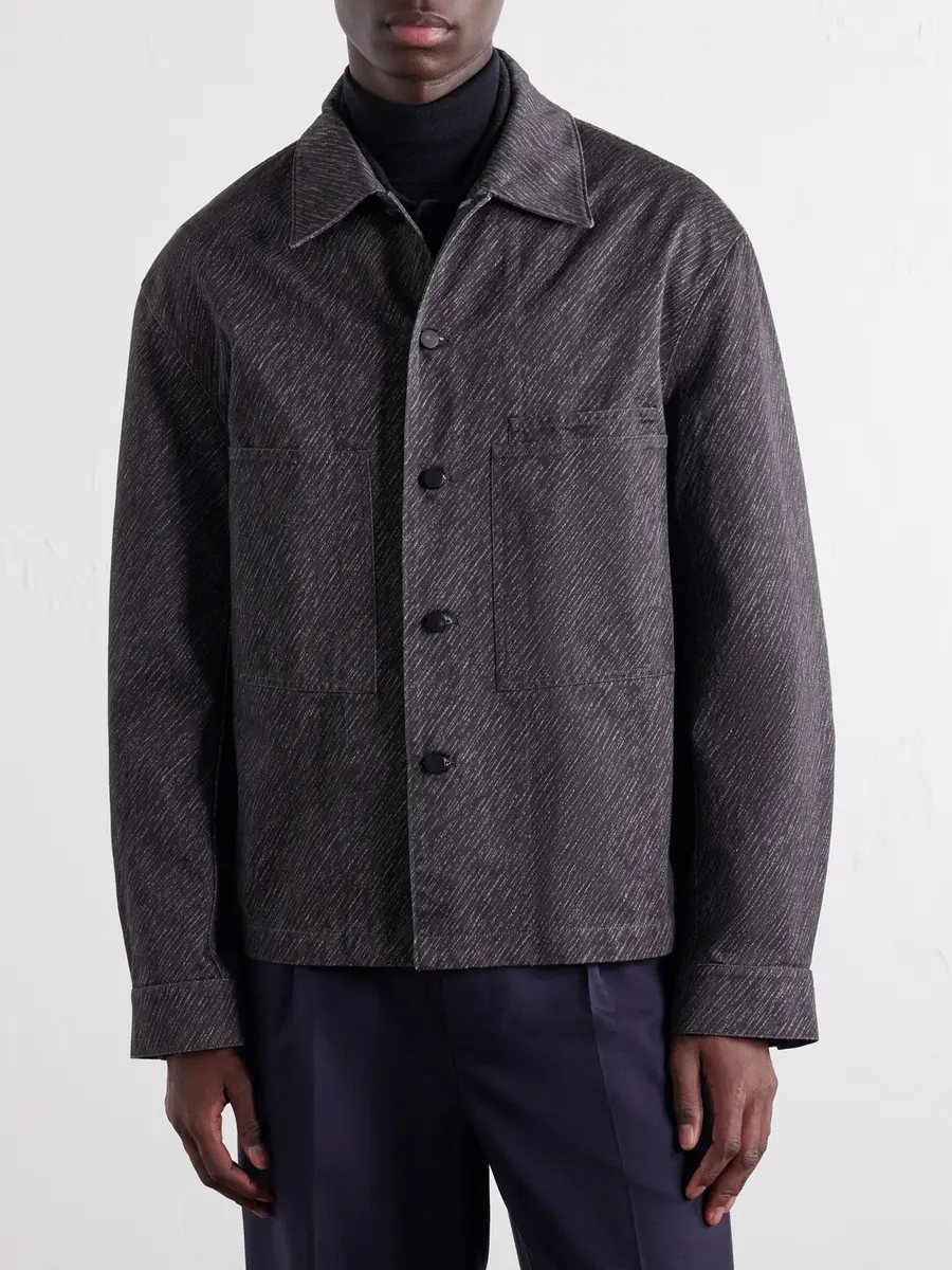 Lemaire Printed Cotton-Twill Overshirt - Men | Thumbnail 3 Lemaire Printed Cotton-Twill Overshirt - Men | Thumbnail 3