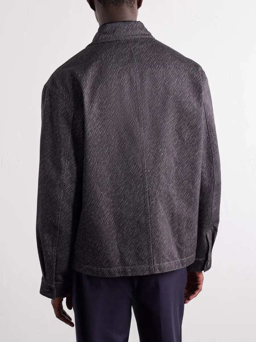Lemaire Printed Cotton-Twill Overshirt - Men | Thumbnail 4 Lemaire Printed Cotton-Twill Overshirt - Men | Thumbnail 4