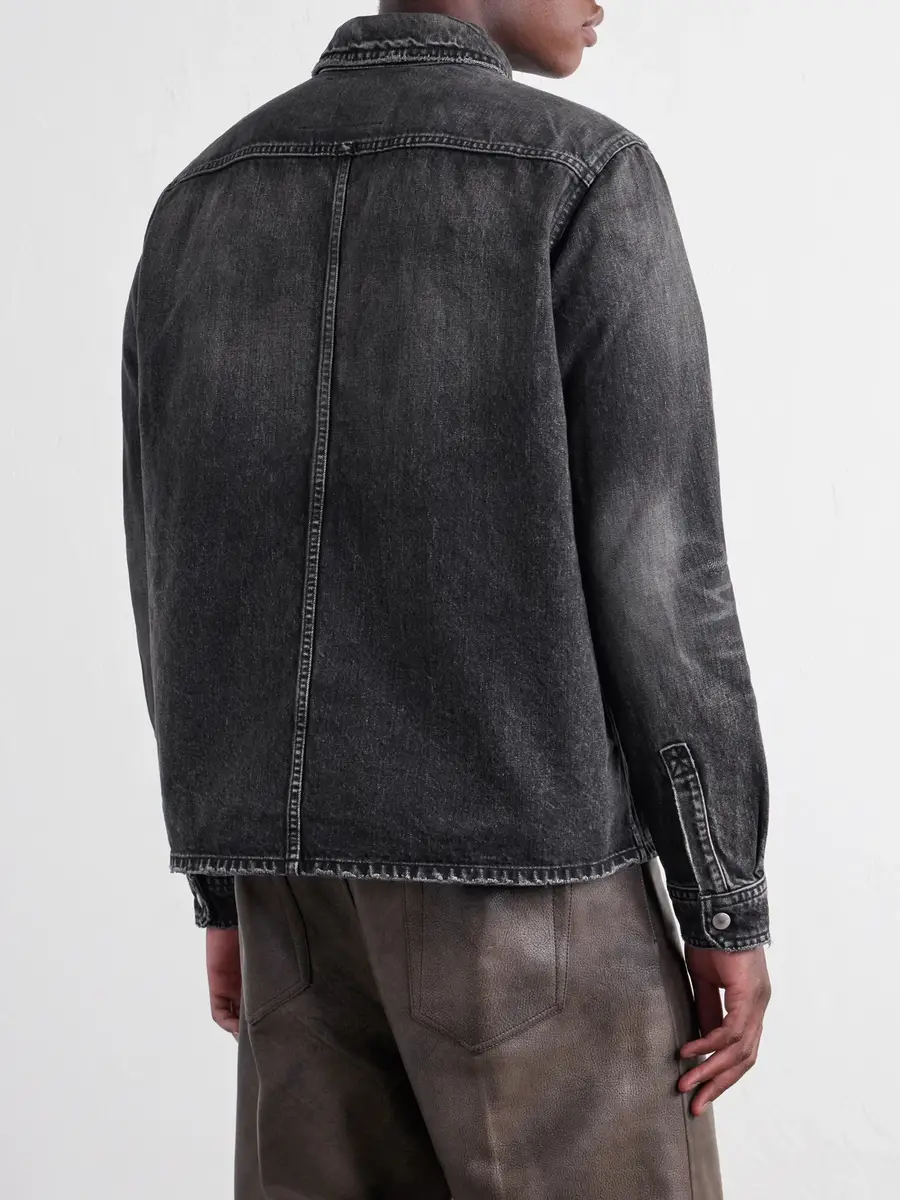 DRKSHDW by Rick Owens Denim Overshirt - Men | Thumbnail 4