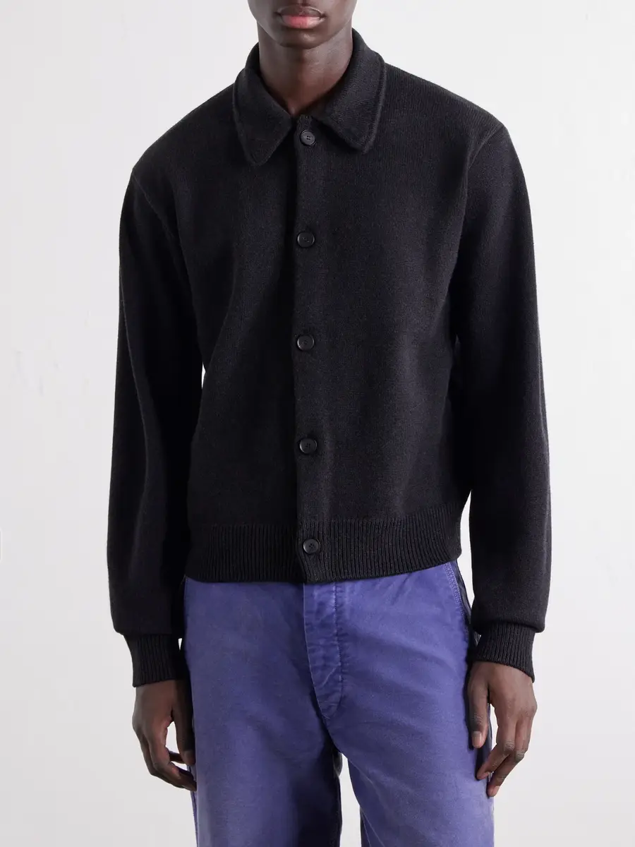 Auralee Wool Cardigan - Men | Thumbnail 3 Auralee Wool Cardigan - Men | Thumbnail 3