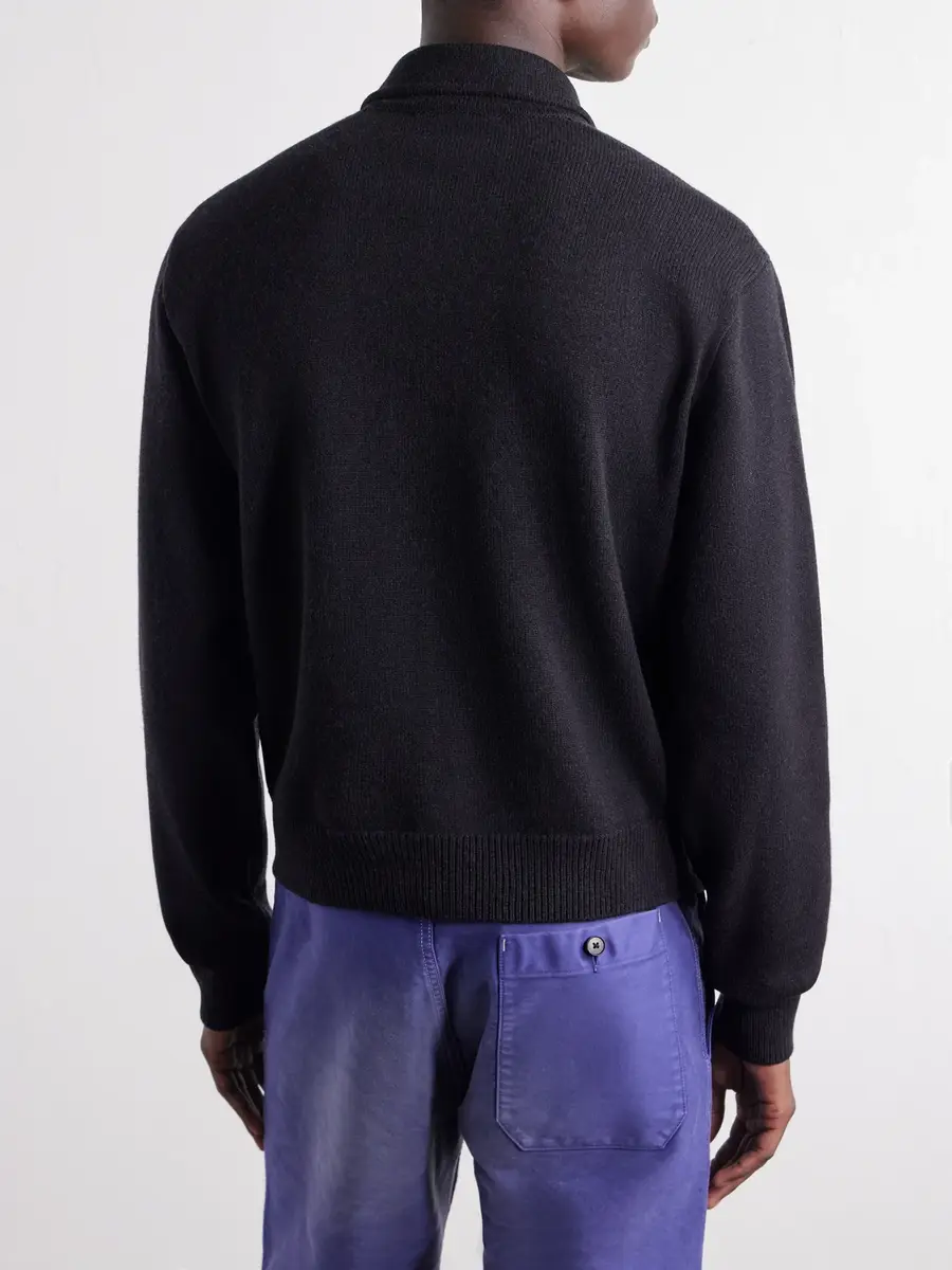 Auralee Wool Cardigan - Men | Thumbnail 4 Auralee Wool Cardigan - Men | Thumbnail 4