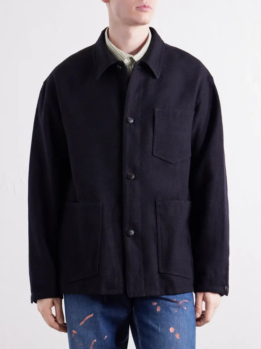 Visvim Baker Textured Wool and Linen-Blend Jacket - Men | Thumbnail 3 Visvim Baker Textured Wool and Linen-Blend Jacket - Men | Thumbnail 3