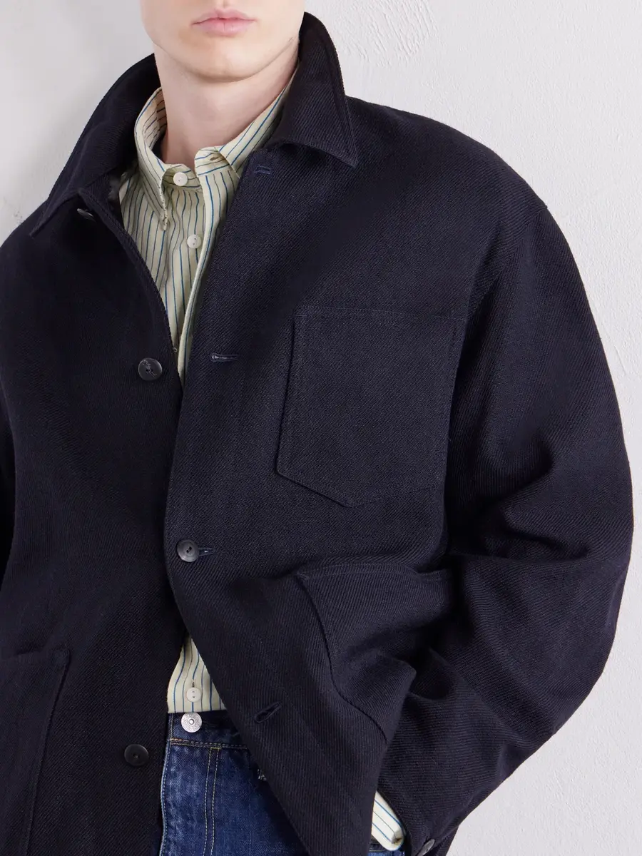 Visvim Baker Textured Wool and Linen-Blend Jacket - Men | Thumbnail 5 Visvim Baker Textured Wool and Linen-Blend Jacket - Men | Thumbnail 5