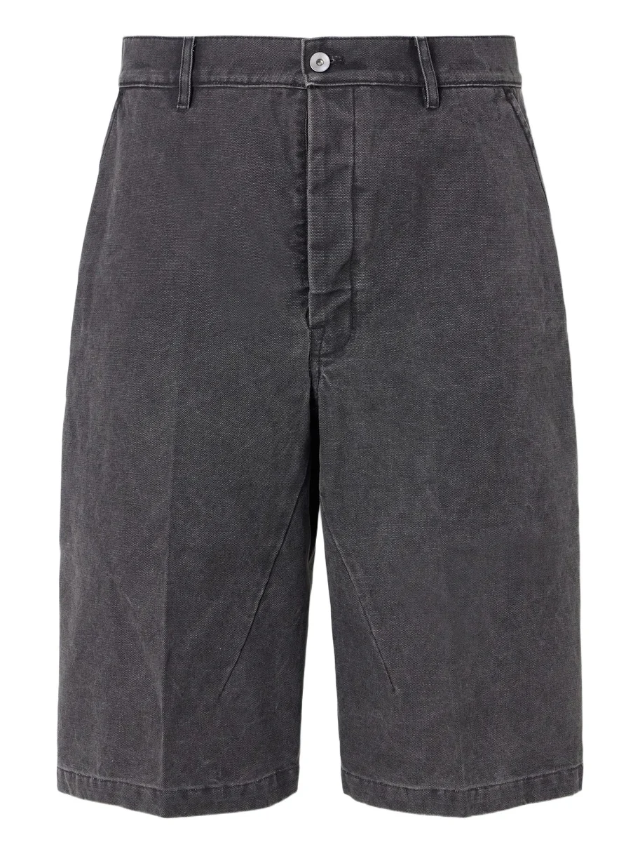 DRKSHDW by Rick Owens Work Straight-Leg Cotton-Canvas Shorts - Men
