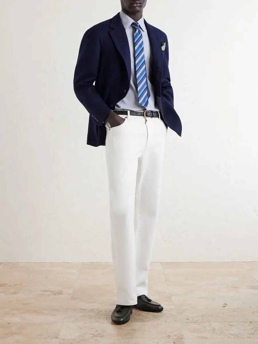 dunhill Cotton and Cashmere-Blend Shirt - Men | Thumbnail 2 dunhill Cotton and Cashmere-Blend Shirt - Men | Thumbnail 2