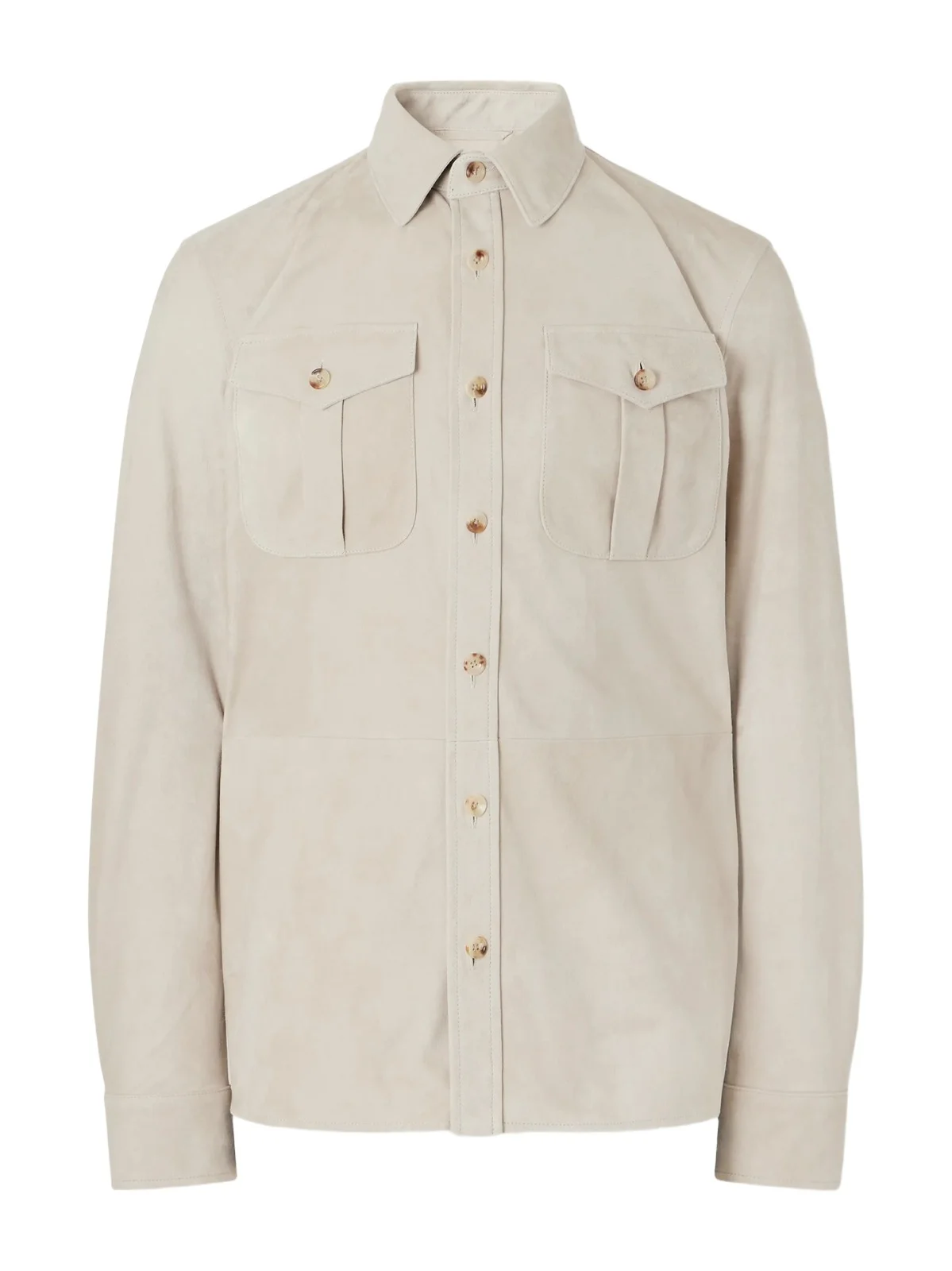 Suede Overshirt - Men Suede Overshirt - Men