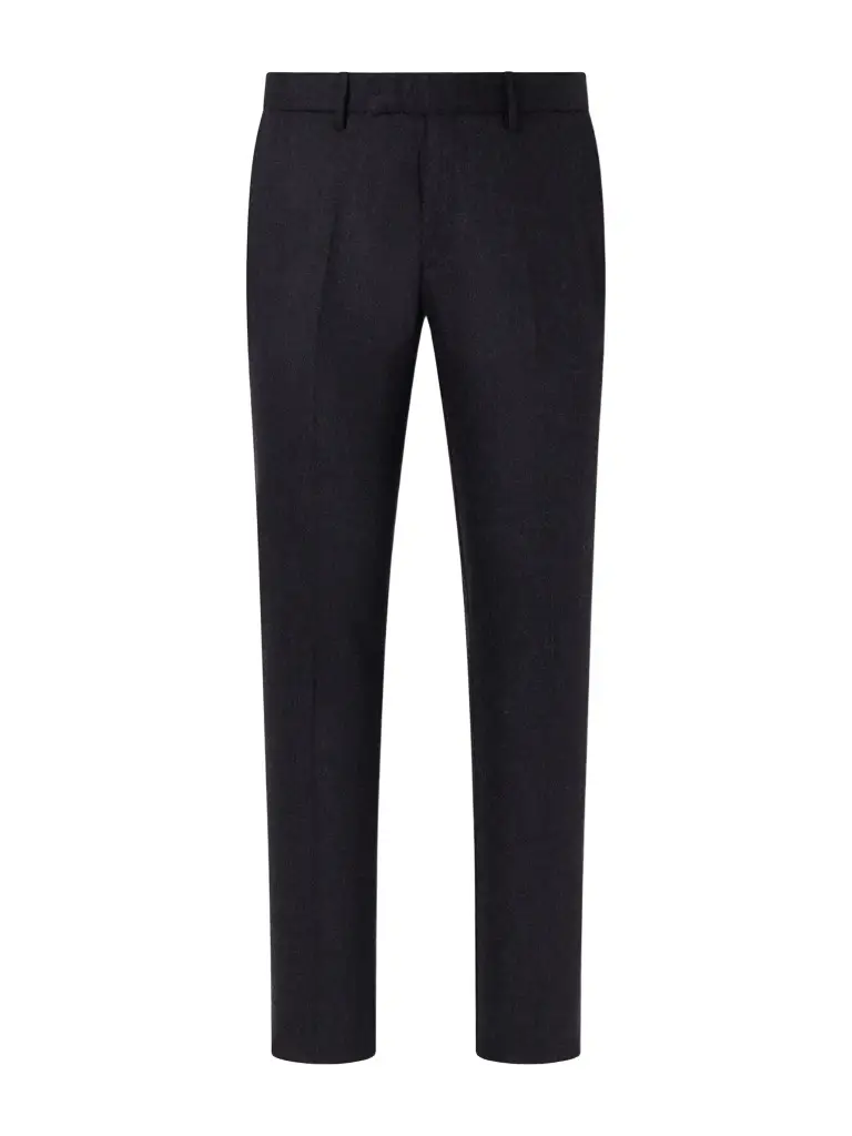 Sunspel Straight-Leg Stretch Wool-Blend Flannel Trousers - Men