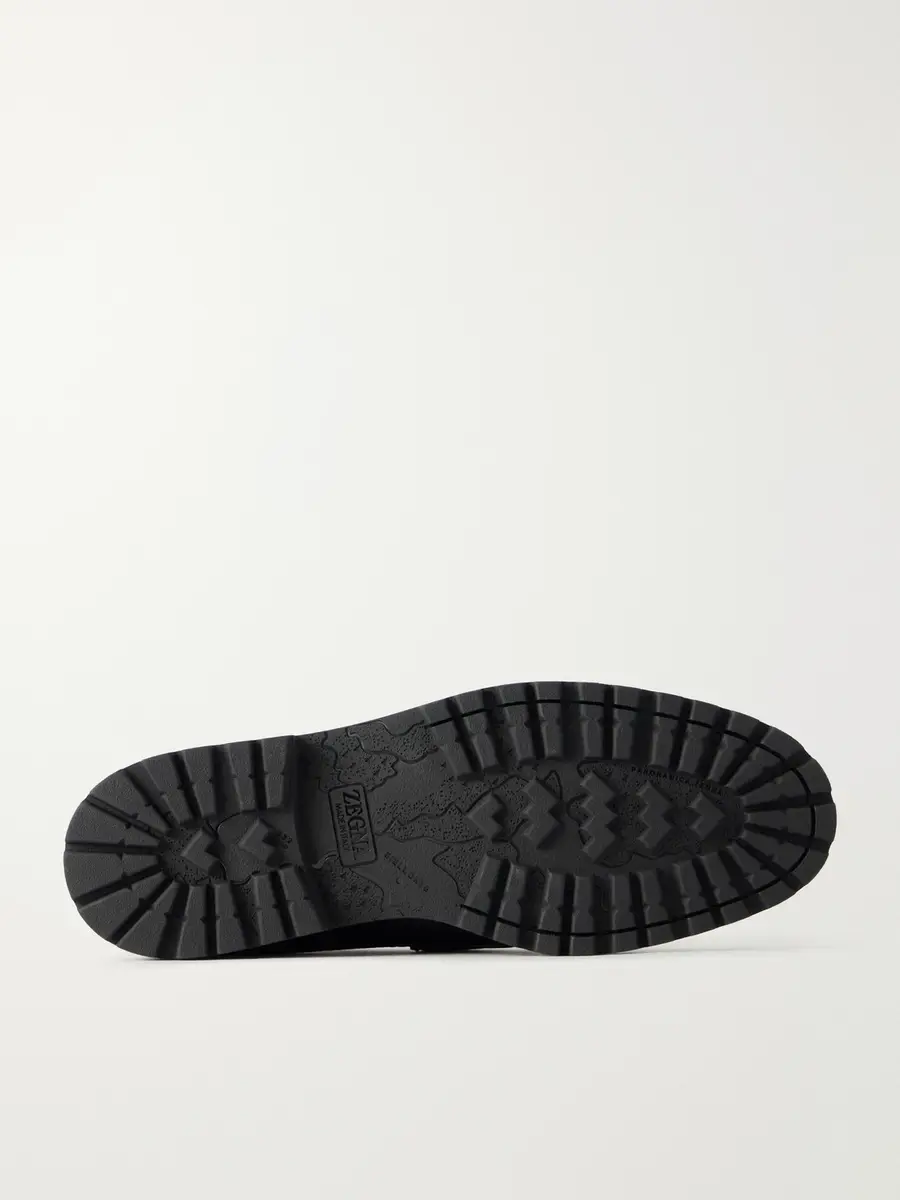 Zegna Full-Grain Leather Loafers - Men | Thumbnail 3