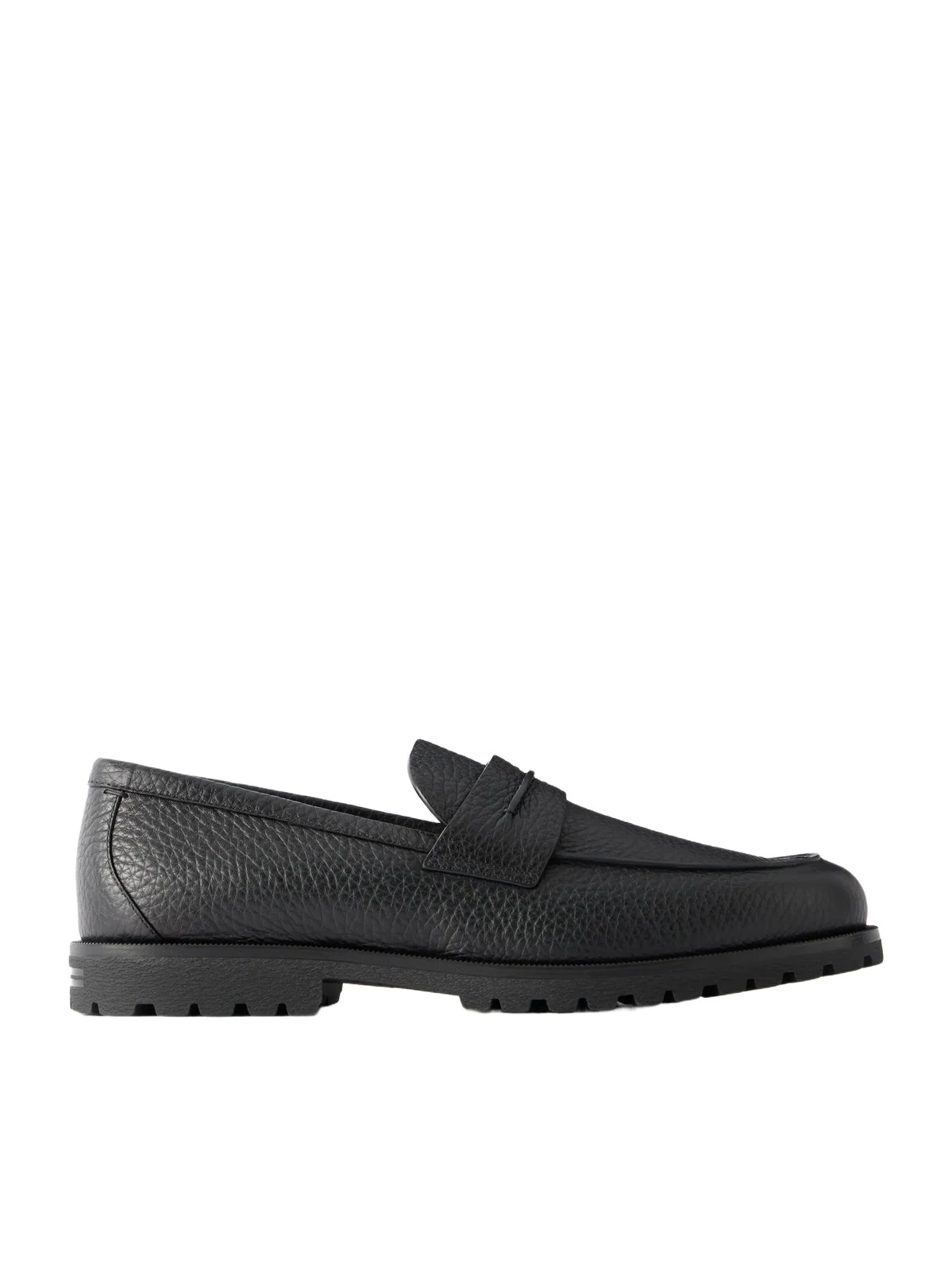 Full-Grain Leather Loafers - Men Full-Grain Leather Loafers - Men