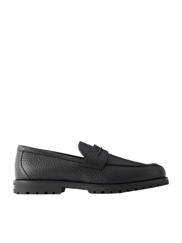 Full-Grain Leather Loafers - Men Full-Grain Leather Loafers - Men