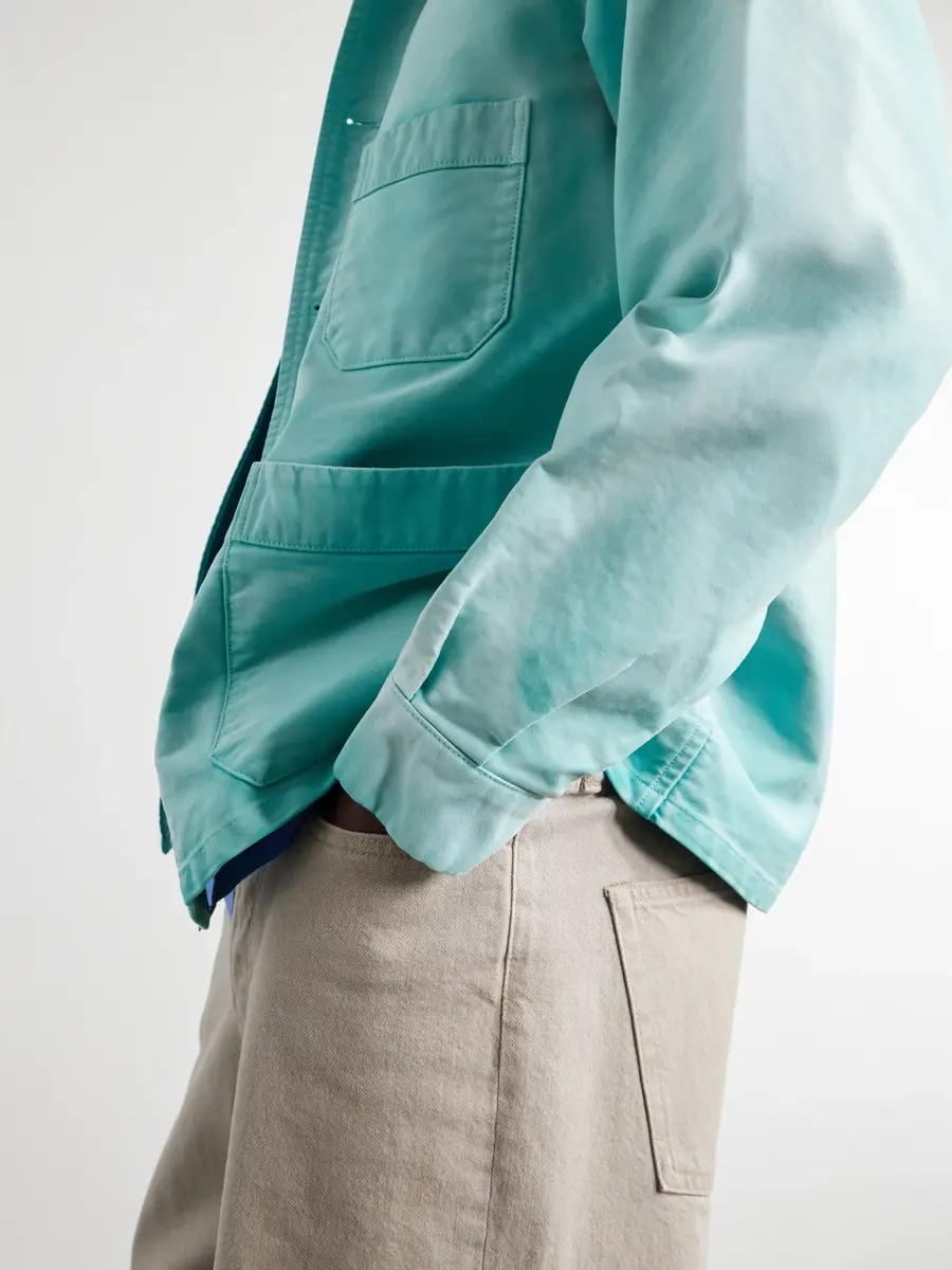 Auralee Garment-Dyed Cotton-Moleskin Blouson Jacket - Men | Thumbnail 5