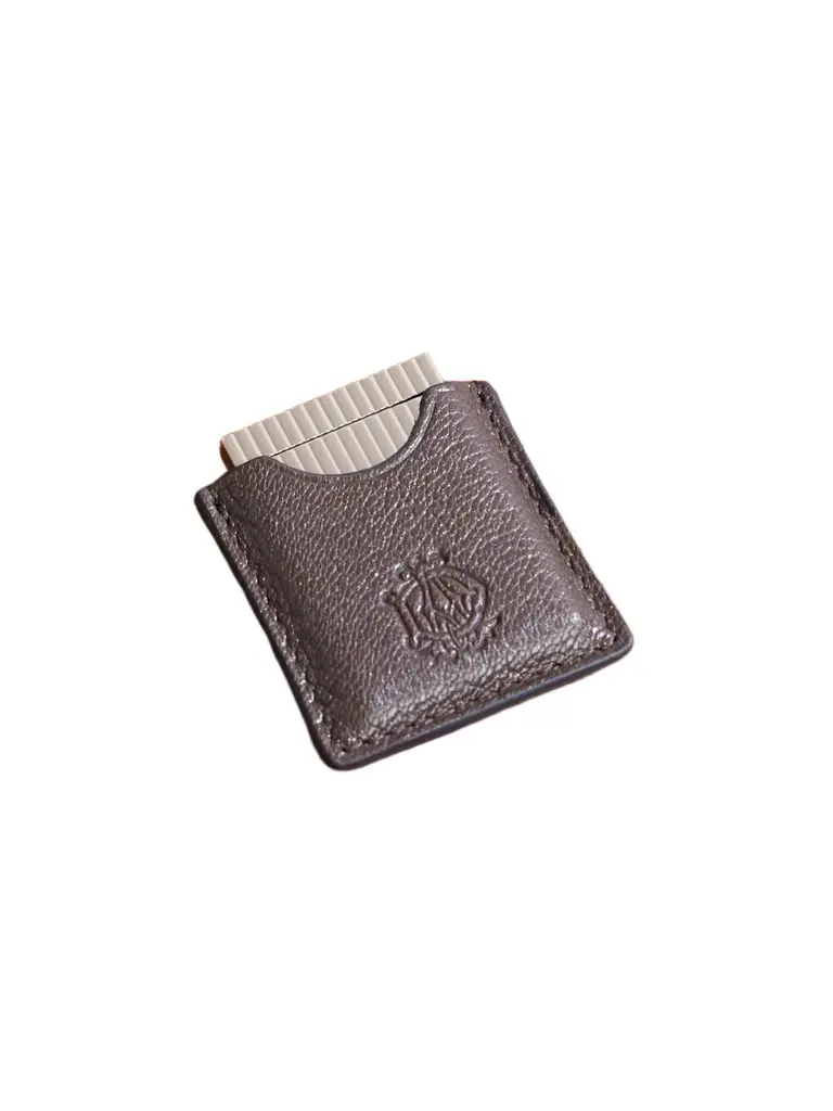 Steel and Leather Cigar Cutter Case - Men Steel and Leather Cigar Cutter Case - Men