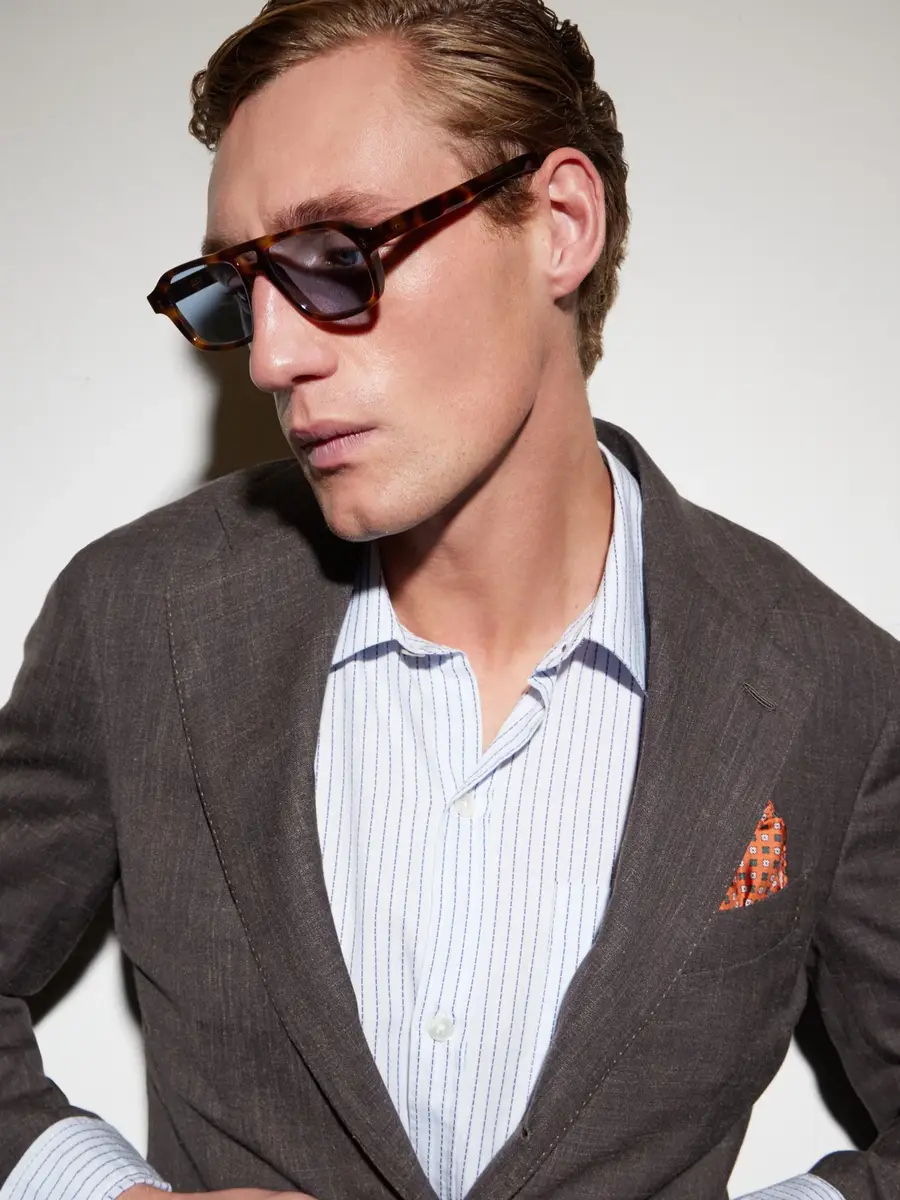 Cutler and Gross GR15 Aviator-Style Tortoiseshell Acetate Sunglasses - Men | Thumbnail 2