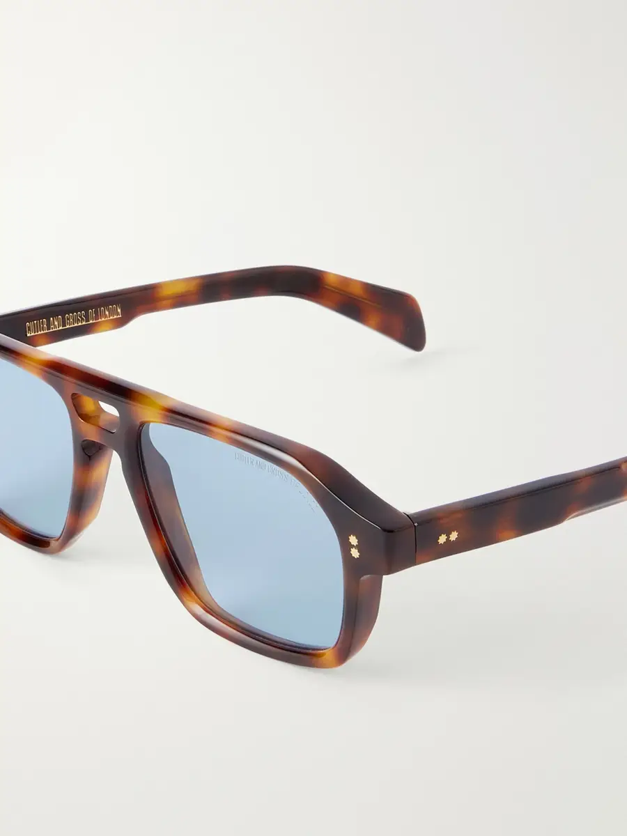 Cutler and Gross GR15 Aviator-Style Tortoiseshell Acetate Sunglasses - Men | Thumbnail 3