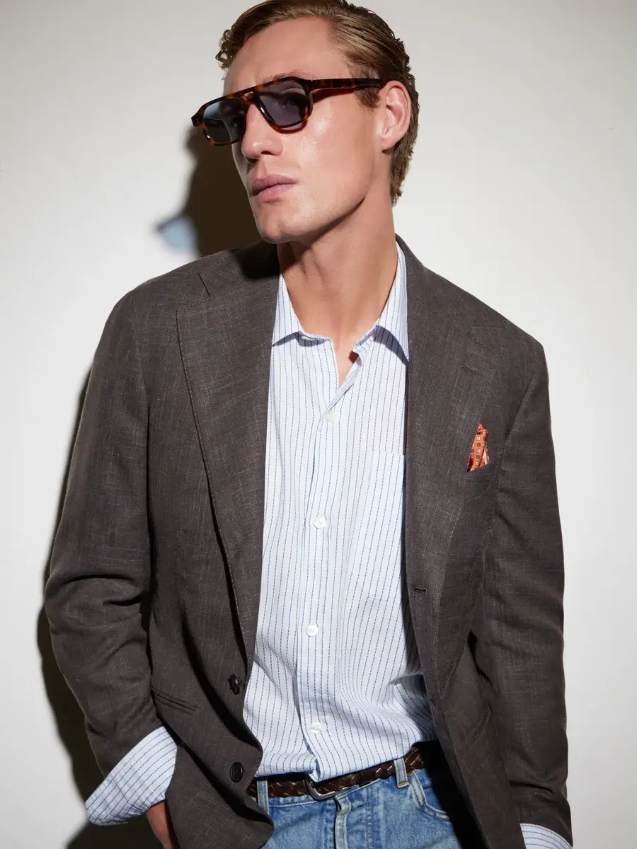 Cutler and Gross GR15 Aviator-Style Tortoiseshell Acetate Sunglasses - Men | Thumbnail 5