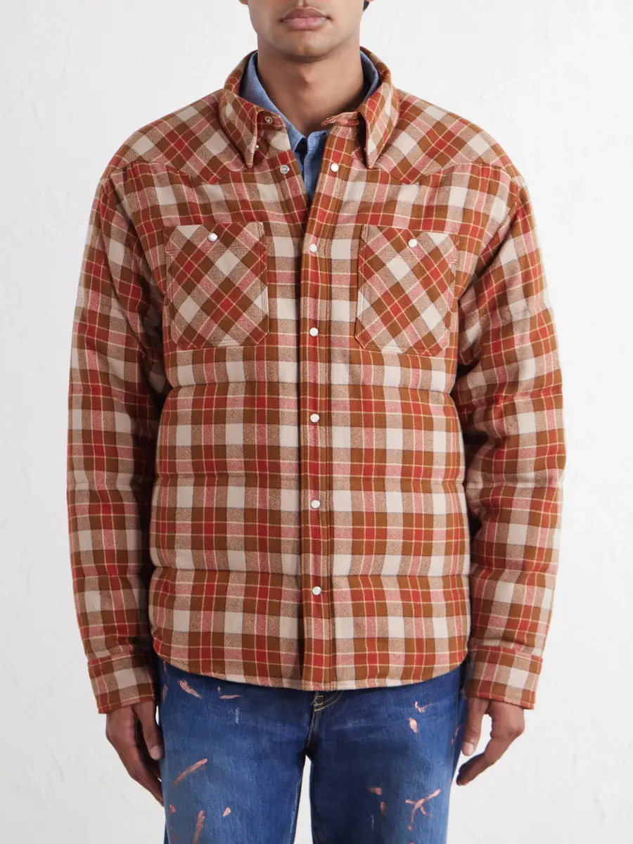 Visvim Kerchief Checked Wool and Linen-Blend Down Jacket - Men | Thumbnail 3 Visvim Kerchief Checked Wool and Linen-Blend Down Jacket - Men | Thumbnail 3