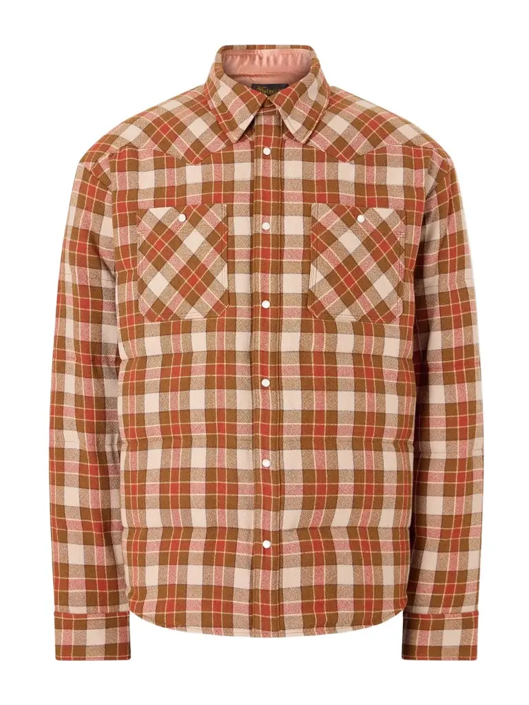 Visvim Kerchief Checked Wool and Linen-Blend Down Jacket - Men
