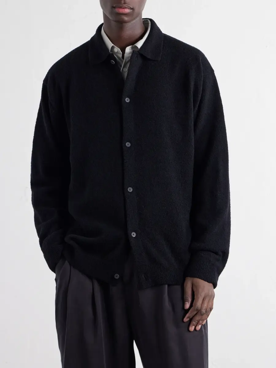 ATON Wool-Blend Bouclé Cardigan - Men | Thumbnail 3 ATON Wool-Blend Bouclé Cardigan - Men | Thumbnail 3