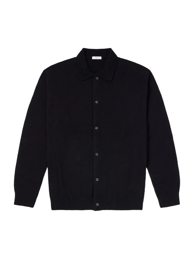 ATON Wool-Blend Bouclé Cardigan - Men