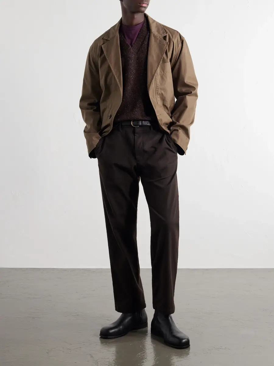 NN07 Aden Straight-Leg Grain de Poudre Trousers - Men | Thumbnail 2 NN07 Aden Straight-Leg Grain de Poudre Trousers - Men | Thumbnail 2
