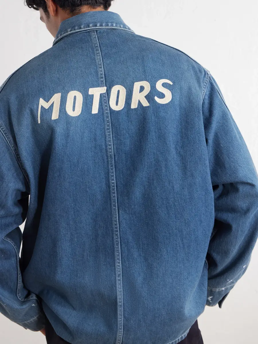 Visvim Printed Distressed Denim Jacket - Men | Thumbnail 5 Visvim Printed Distressed Denim Jacket - Men | Thumbnail 5