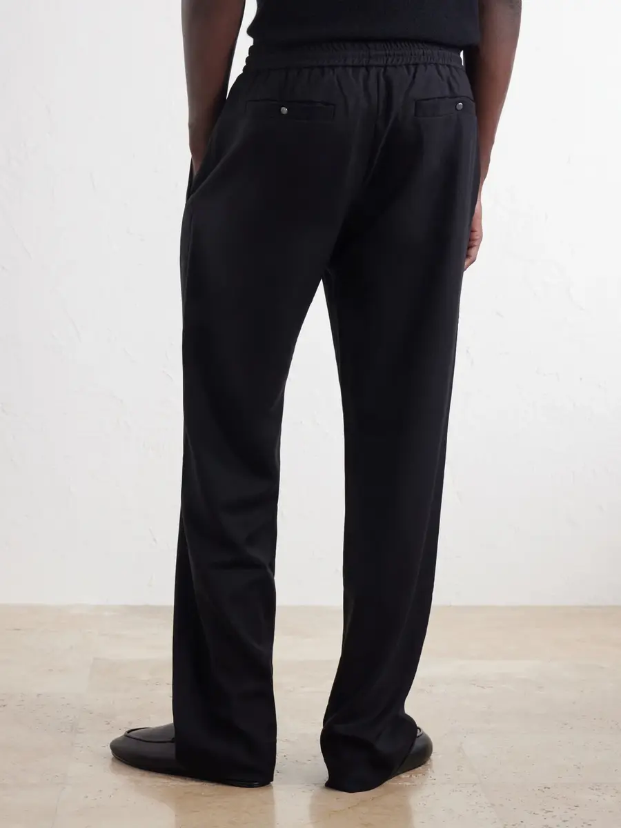 God’s True Cashmere Straight-Leg Cashmere-Twill Drawstring Trousers - Men | Thumbnail 4 God’s True Cashmere Straight-Leg Cashmere-Twill Drawstring Trousers - Men | Thumbnail 4