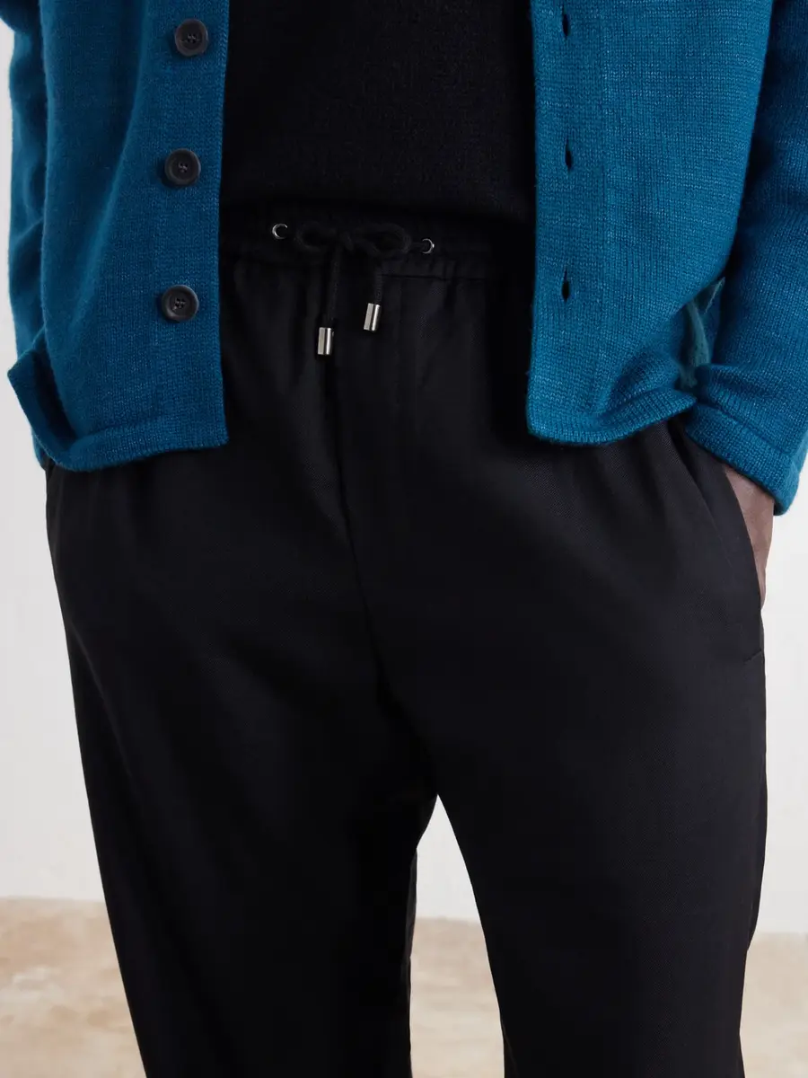 God’s True Cashmere Straight-Leg Cashmere-Twill Drawstring Trousers - Men | Thumbnail 5 God’s True Cashmere Straight-Leg Cashmere-Twill Drawstring Trousers - Men | Thumbnail 5