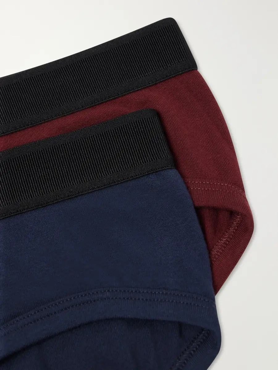 Tom Ford Two-Pack Stretch-Cotton Briefs - Men | Thumbnail 2