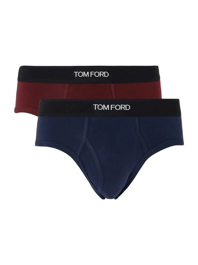 Tom Ford Two-Pack Stretch-Cotton Briefs - Men